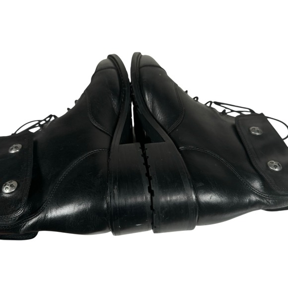 Patricia‎ Nash Women's Sz 10M Lia Black Leather Lace Up Boots - Picture 7 of 13